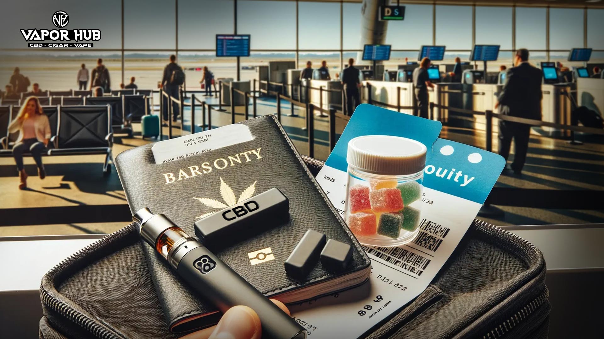 Read more about the article Can I Bring CBD Vape Pen On An Airplane? A Complete Guide