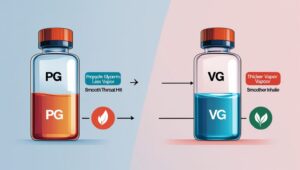 Read more about the article PG vs VG in Vape Juice: What’s the Difference?