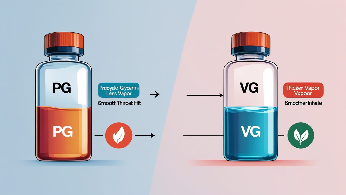 You are currently viewing PG vs VG in Vape Juice: What’s the Difference?